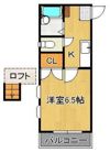 リバティ折尾の間取り画像