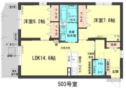 AMISTA西古松の間取り画像