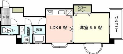 ウエストキャッスル館の間取り画像