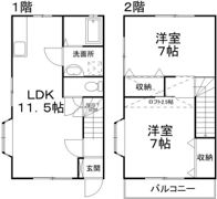 ロザージュAの間取り画像