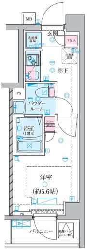 GENOVIA堀切菖蒲園の間取り画像