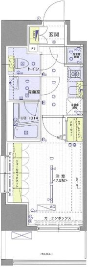 フュージョナル両国TREの間取り画像