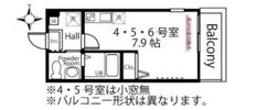 ブリティッシュ・ヒルズR1 横浜三ツ沢の間取り画像