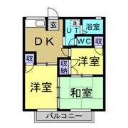 サンハイツ長根Bの間取り画像