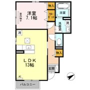 プティシャンⅡの間取り画像