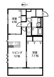 FLEX川口ⅡEASTの間取り画像