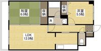 グリーンコート毘沙門の間取り画像
