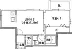 IL GRANDE黒髪の間取り画像