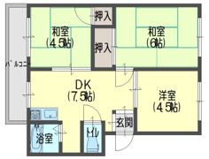 エクセレントファミールの間取り画像