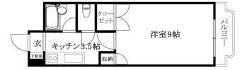 ベルメゾン古川1の間取り画像