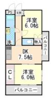 ハイツまやの間取り画像