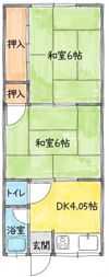 中野コーポの間取り画像