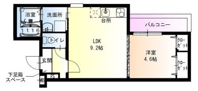 フジパレス門真本町Ⅲ番館の間取り画像