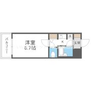 リーガル西天満の間取り画像