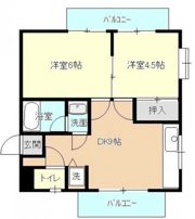 ウイングハイツの間取り画像