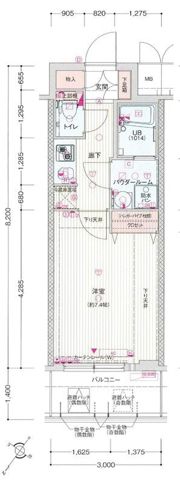 サムティ北梅田VESSELの間取り画像