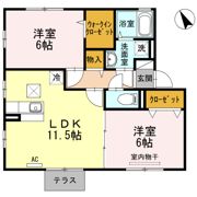 セジュール戸手の間取り画像