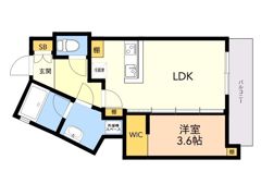 C CHARMANT HAKATAの間取り画像