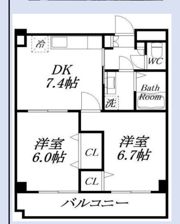 ルブニール西郷の間取り画像