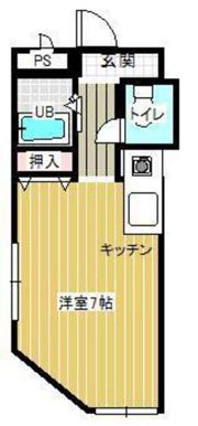 衣笠ビルの間取り画像