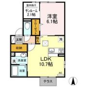 クレア中倉の間取り画像