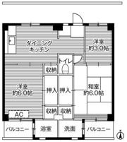 ビレッジハウス浦賀7号棟の間取り画像