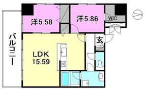 グランディアレジデンス千舟の間取り画像