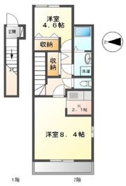 エスペランス 一夢珂の間取り画像