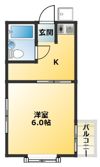 コーポ相原の間取り画像