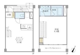 ファイブハイツの間取り画像
