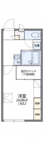 レオパレスルリームⅢの間取り画像