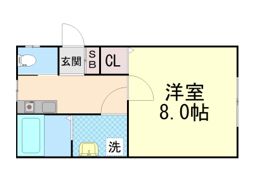 加本ハイツの間取り画像