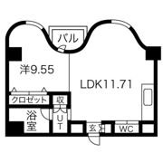 ZEUS αの間取り画像