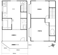 保谷町店舗付住居の間取り画像