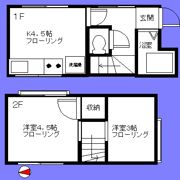 東中野4丁目戸建の間取り画像