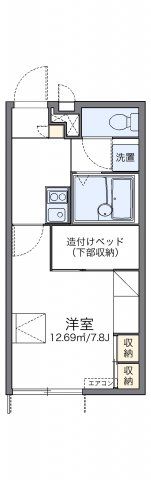 レオパレス鹿道の間取り画像