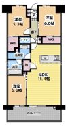 シティテラス今福鶴見の間取り画像