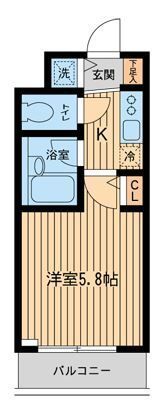 ザ・パーククロス市ヶ谷の間取り画像