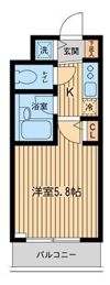 ザ・パーククロス市ヶ谷の間取り画像