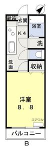 岩田ビル第3の間取り画像
