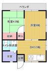 ハギハイツの間取り画像