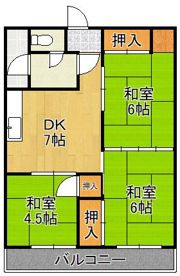 ディアライフ赤坂の間取り画像