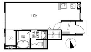 D-BOX戸水Bの間取り画像