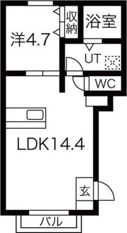 ハレルヤ サチの間取り画像