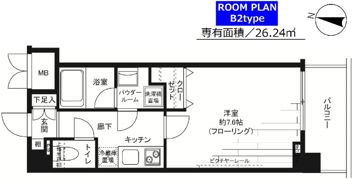 ステージファースト新宿西落合の間取り画像