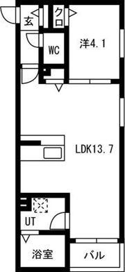 DEVELD千種Ⅱの間取り画像