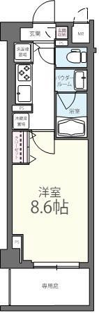 colline池田山の間取り画像