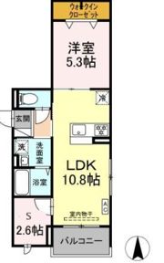 グラナーデ六町Ⅱの間取り画像