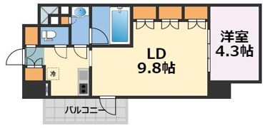 THE HIGH HORIEの間取り画像