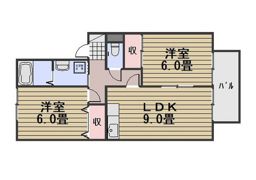 パルハピネスの間取り画像